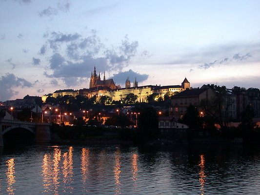 Sunset.illuminated.Castle